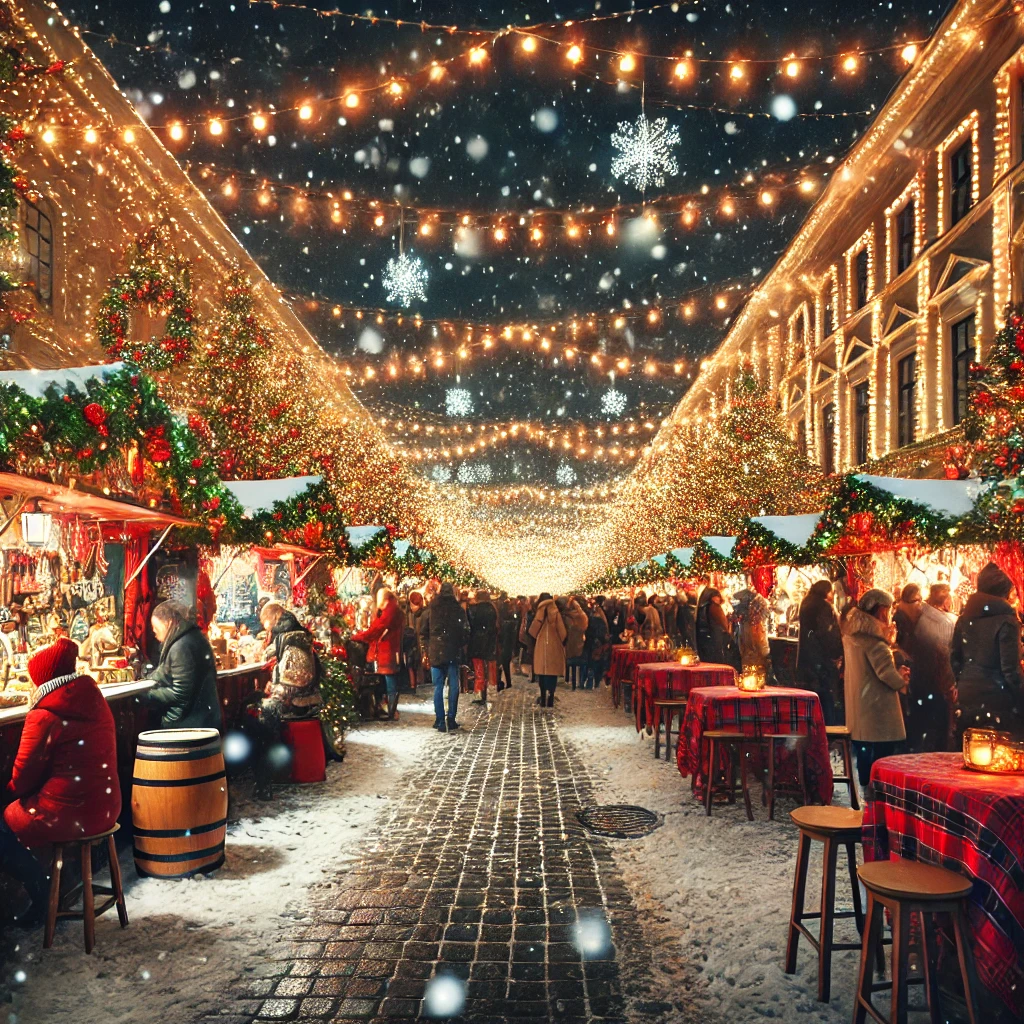 Kerststraat afbeelding